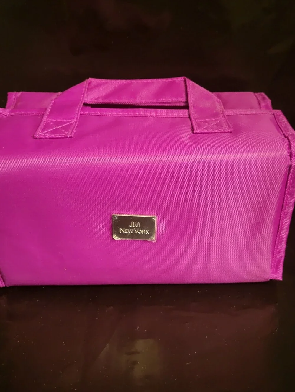 JM New York Fuchsia Foldable Hanging Travel Organizer